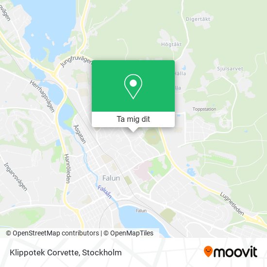 Klippotek Corvette karta