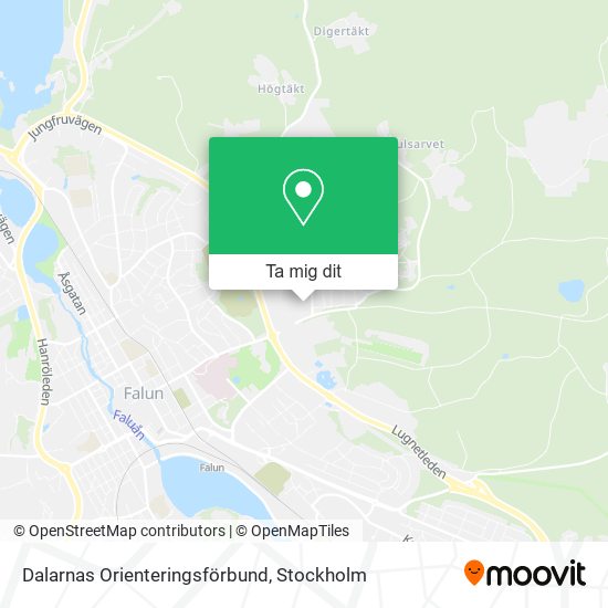 Dalarnas Orienteringsförbund karta