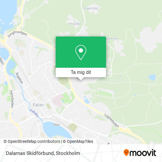 Dalarnas Skidförbund karta