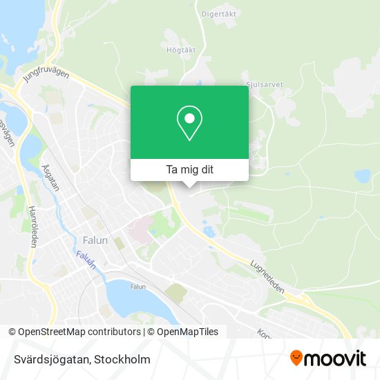 Svärdsjögatan karta