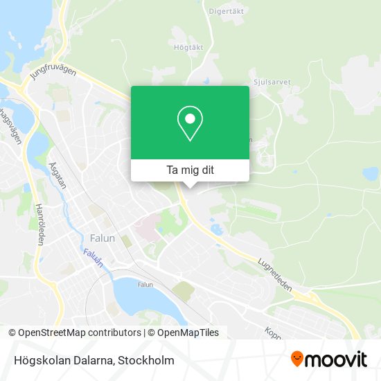 Högskolan Dalarna karta
