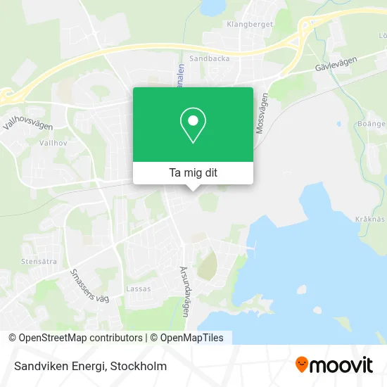 Sandviken Energi karta
