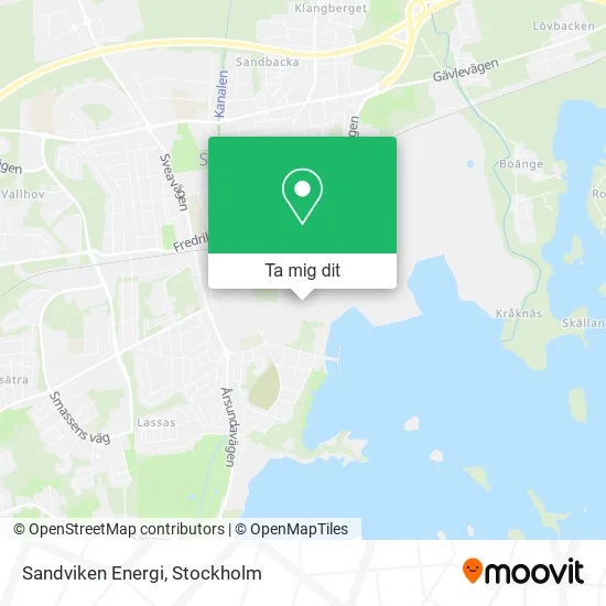 Sandviken Energi karta