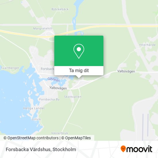 Forsbacka Värdshus karta