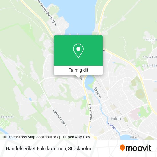 Händelseriket Falu kommun karta