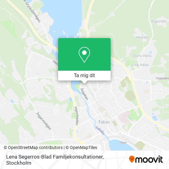 Lena Segerros-Blad Familjekonsultationer karta
