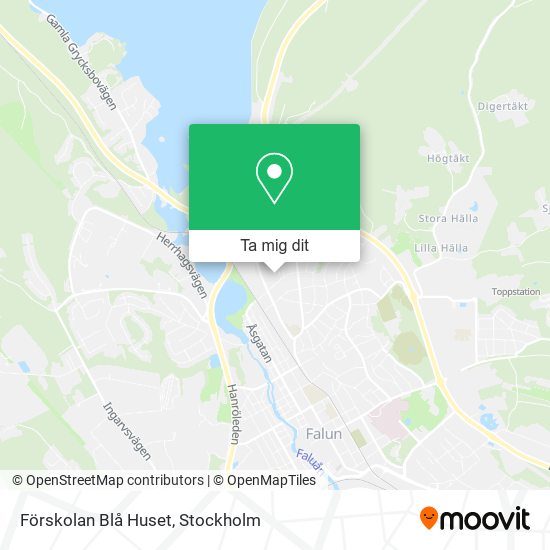 Förskolan Blå Huset karta