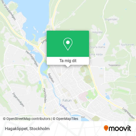 Hagaklippet karta