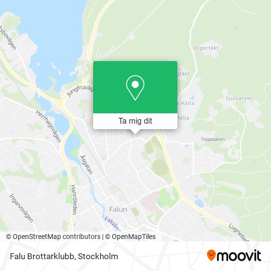Falu Brottarklubb karta