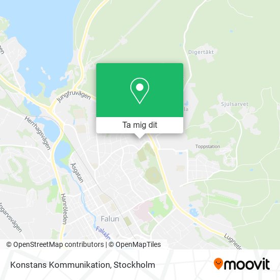 Konstans Kommunikation karta