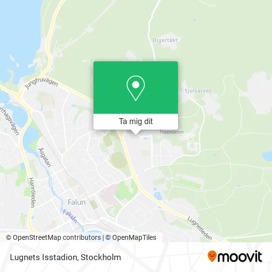 Lugnets Isstadion karta