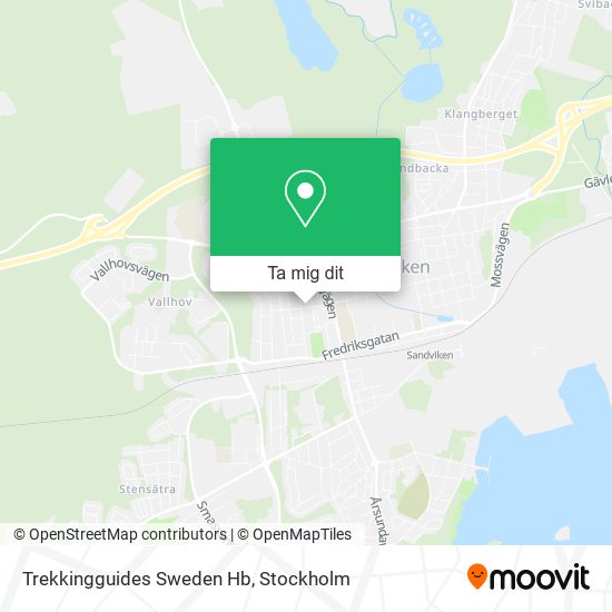 Trekkingguides Sweden Hb karta