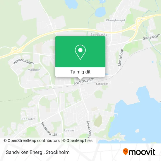 Sandviken Energi karta