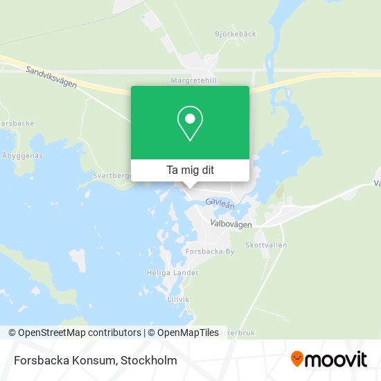Forsbacka Konsum karta