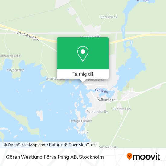Göran Westlund Förvaltning AB karta