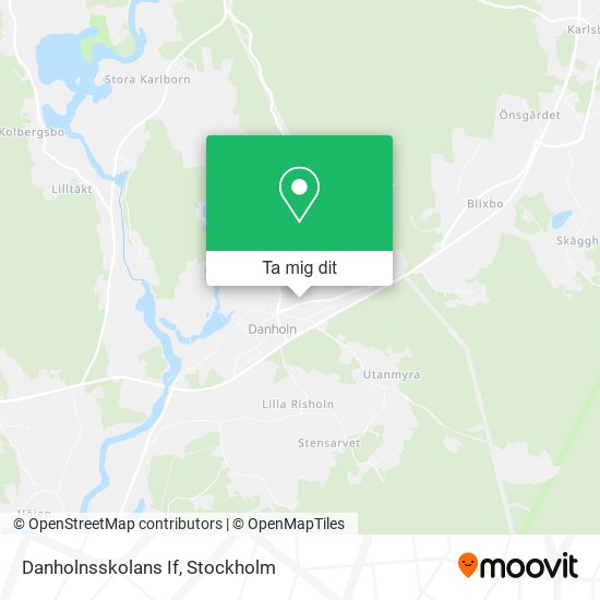 Danholnsskolans If karta