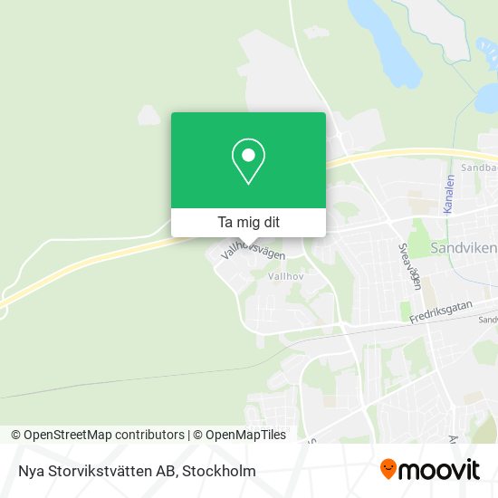 Nya Storvikstvätten AB karta