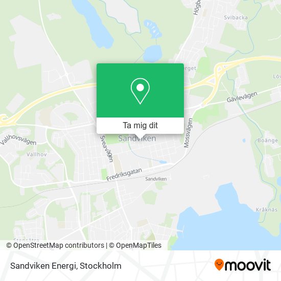 Sandviken Energi karta