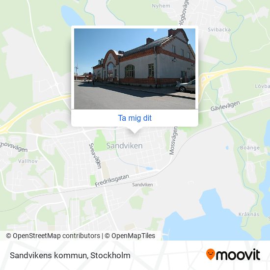 Sandvikens kommun karta
