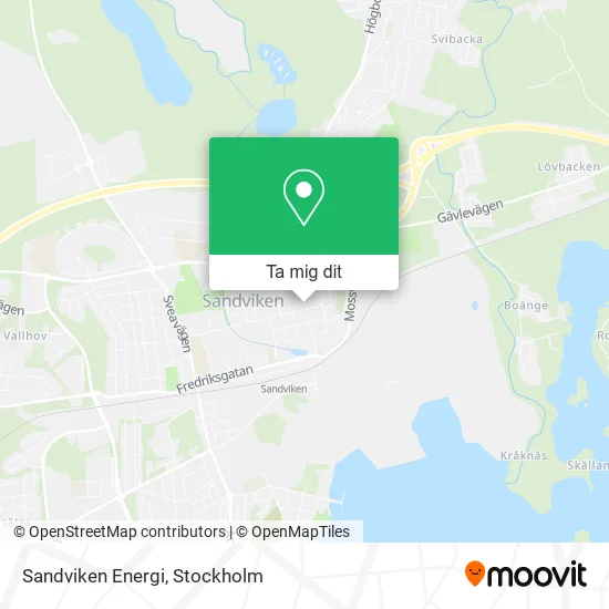 Sandviken Energi karta