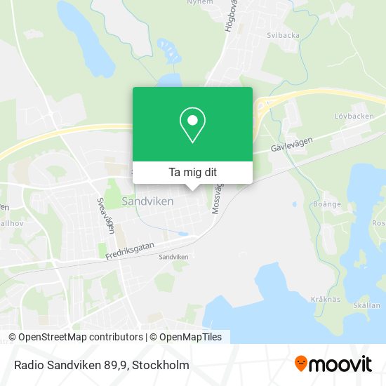 Radio Sandviken 89,9 karta