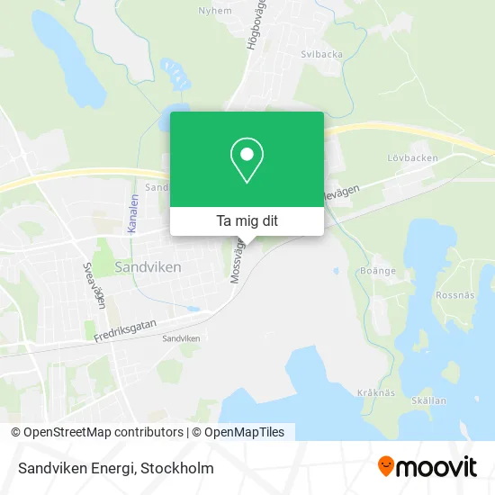 Sandviken Energi karta