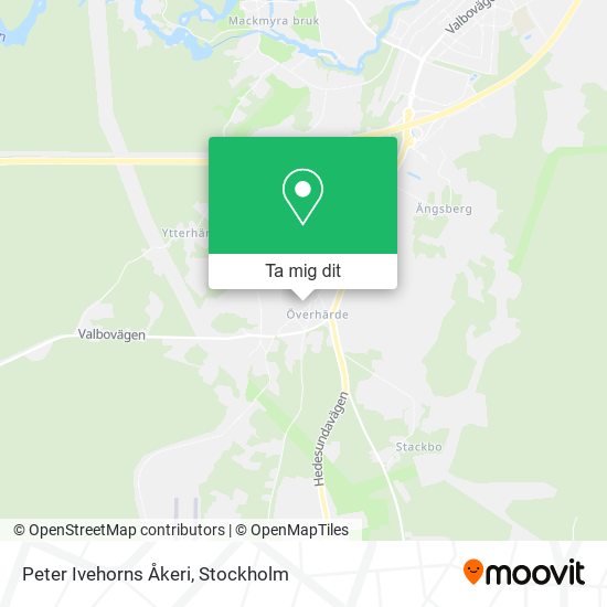 Peter Ivehorns Åkeri karta