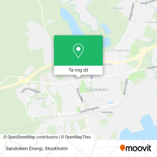 Sandviken Energi karta