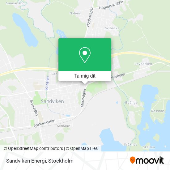 Sandviken Energi karta