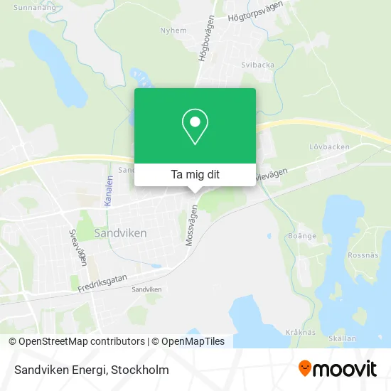 Sandviken Energi karta