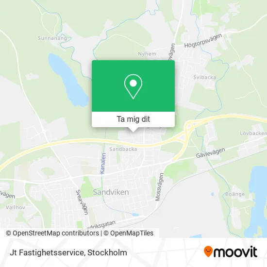 Jt Fastighetsservice karta