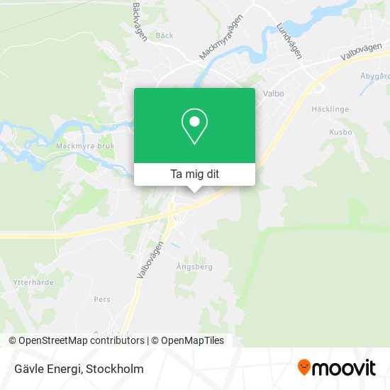 Gävle Energi karta