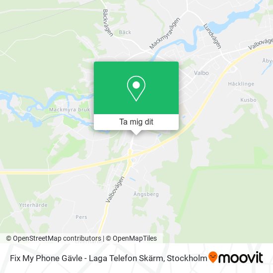 Fix My Phone Gävle - Laga Telefon Skärm karta