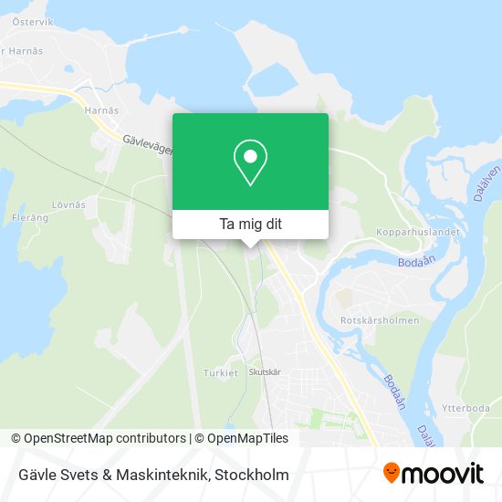 Gävle Svets & Maskinteknik karta