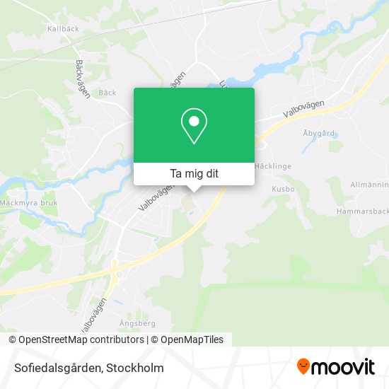 Sofiedalsgården karta