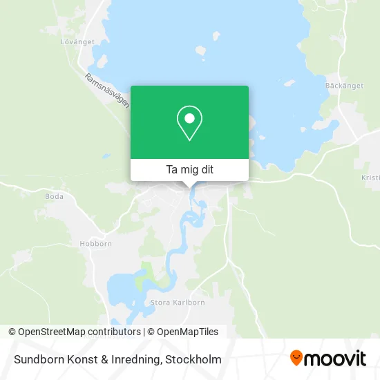 Sundborn Konst & Inredning karta