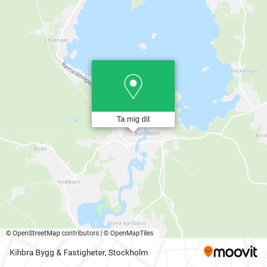 Kihbra Bygg & Fastigheter karta