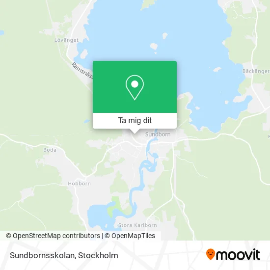 Sundbornsskolan karta