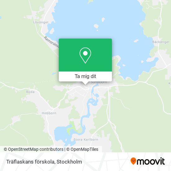 Träflaskans förskola karta