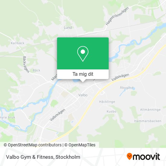 Valbo Gym & Fitness karta
