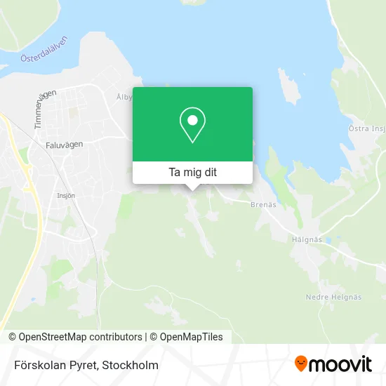 Förskolan Pyret karta