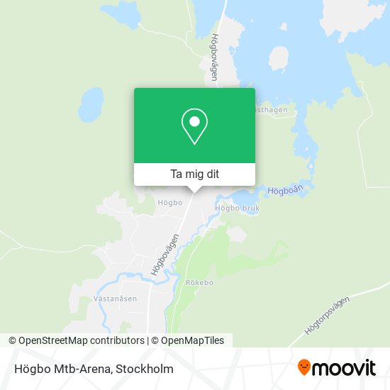 Högbo Mtb-Arena karta