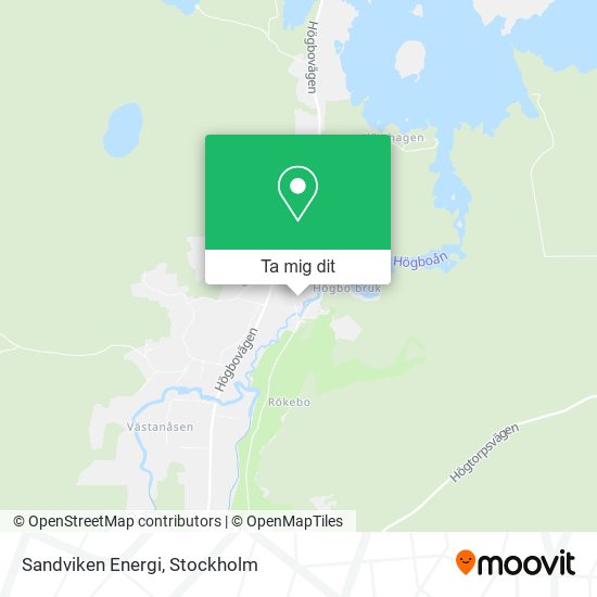 Sandviken Energi karta