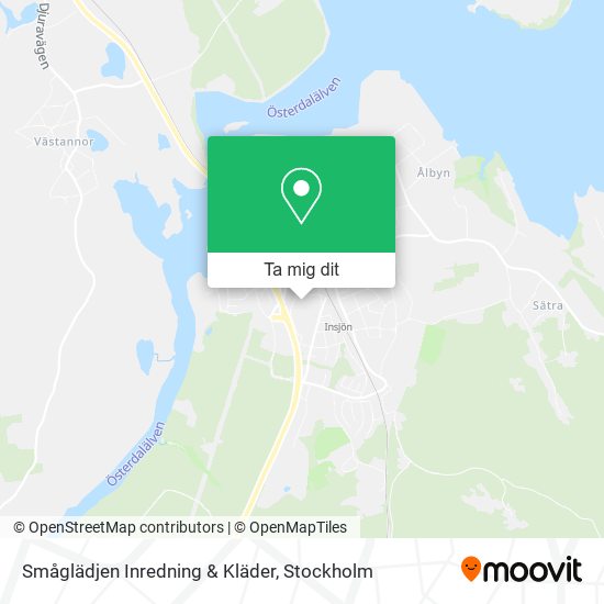 Småglädjen Inredning & Kläder karta