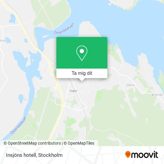 Insjöns hotell karta