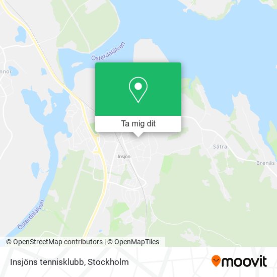 Insjöns tennisklubb karta