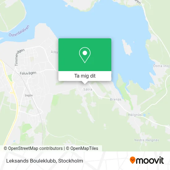 Leksands Bouleklubb karta