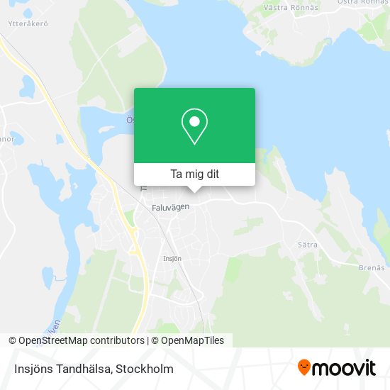 Insjöns Tandhälsa karta