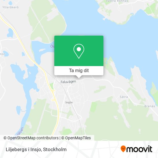 Liljebergs i Insjo karta