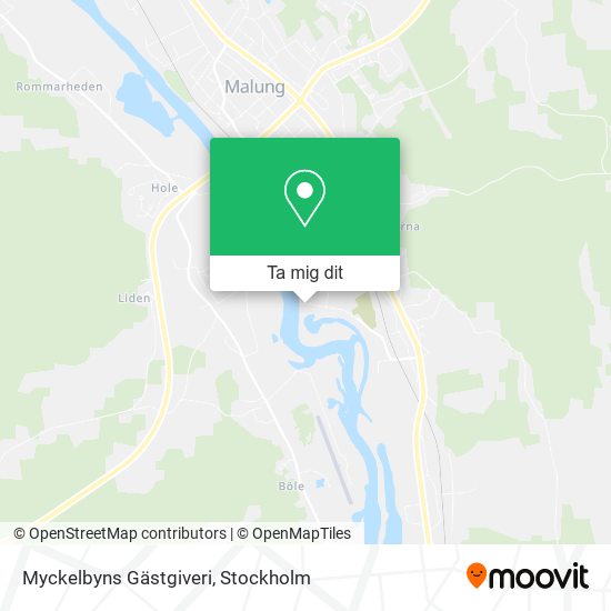 Myckelbyns Gästgiveri karta